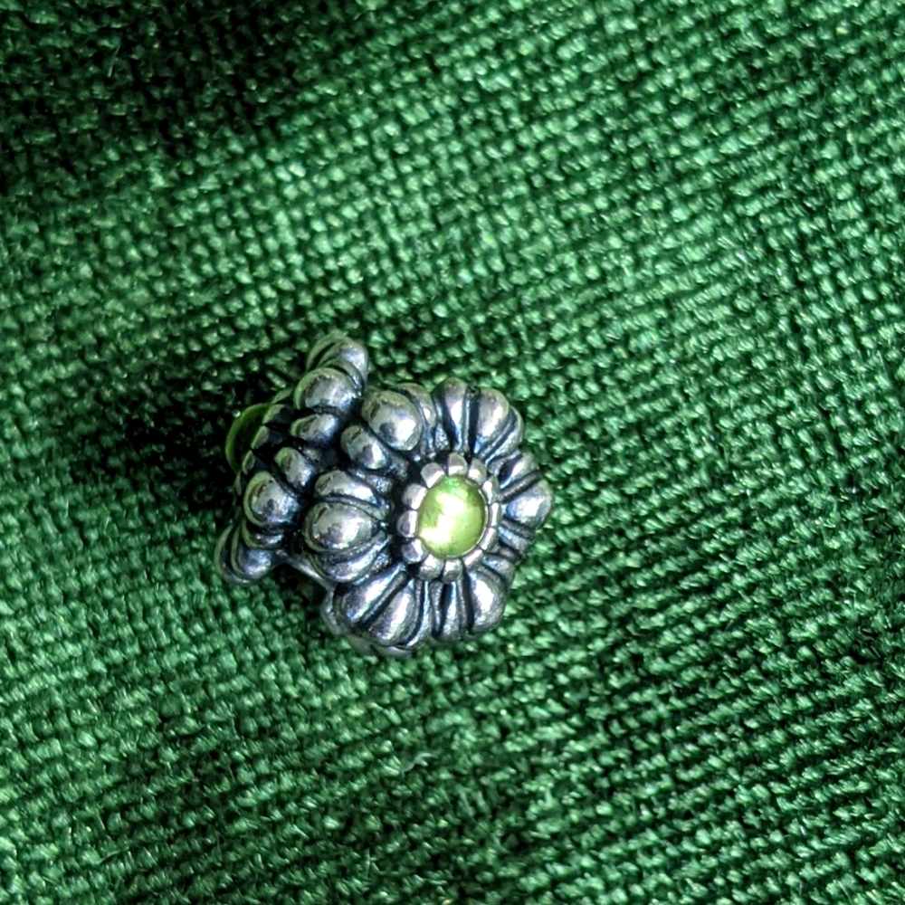 Pandora Peridot Charm